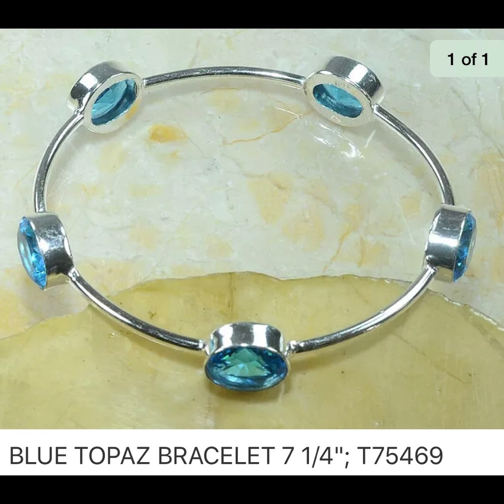 Topaz Bangle Bracelet 🔥